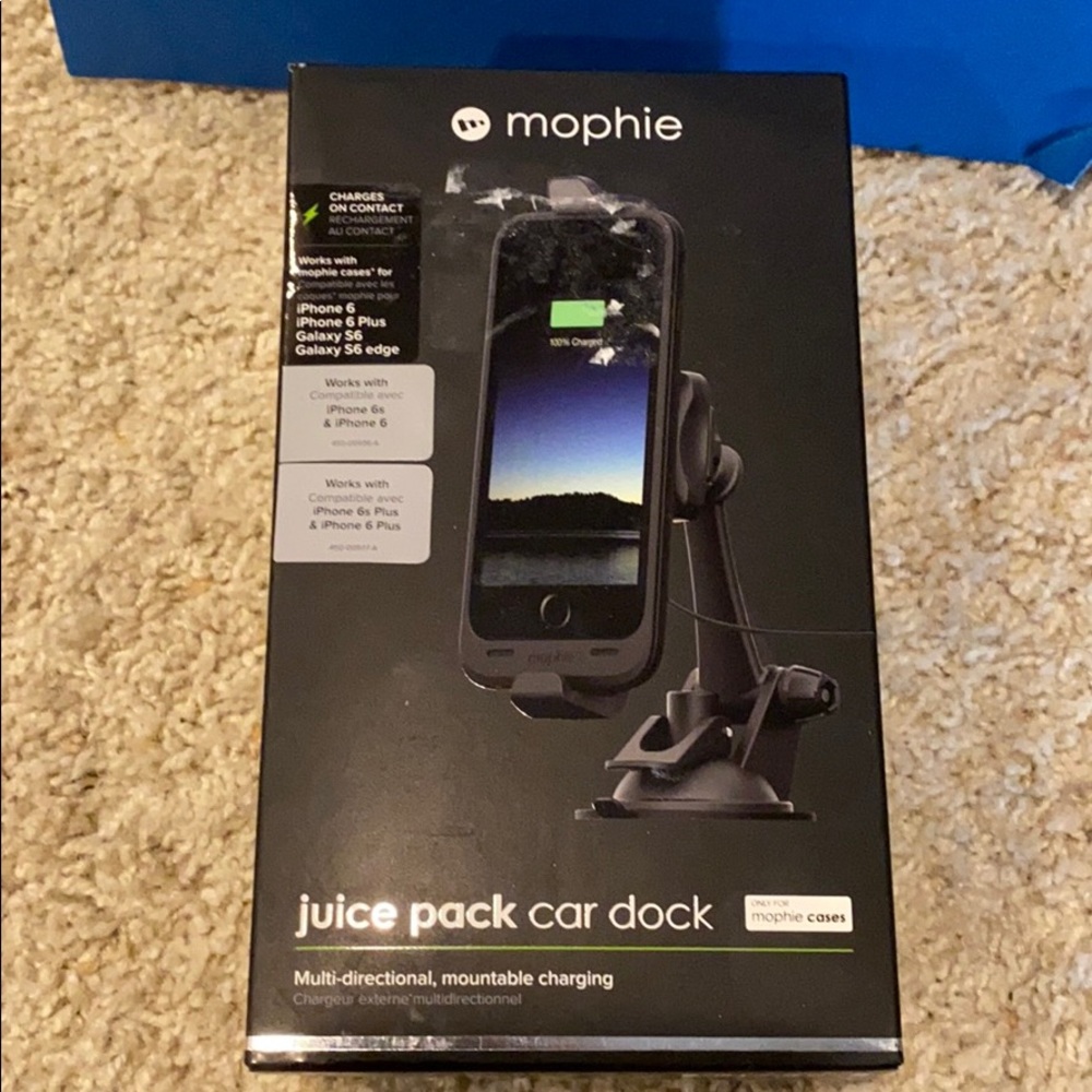 Mophie juice pack car dock